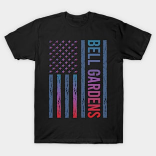 Blue Red Flag - Bell Gardens T-Shirt